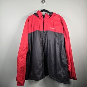 Columbia Men's Red and Gray Jacket